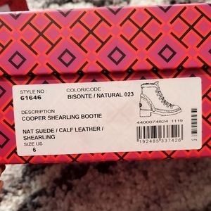 Tory Burch Cooper Shearling Bootie